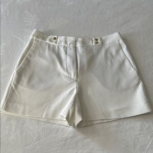 Zara White Women's Bermudas